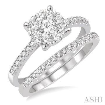 Lovebright Bridal Diamond Wedding Set
